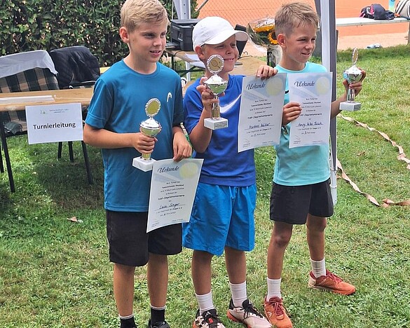 Siegerehrung Jungen U9